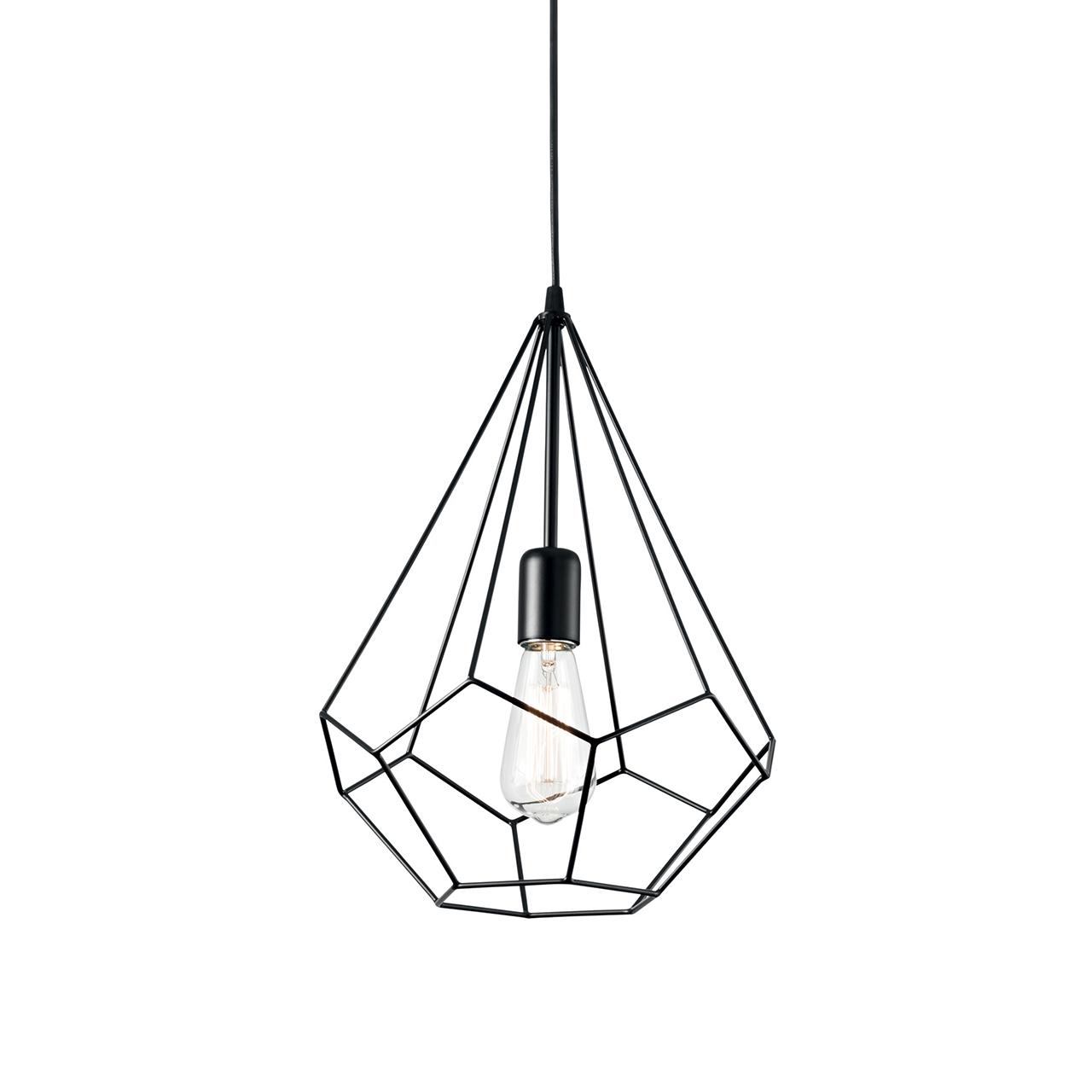 Подвесной светильник Ideal Lux Ampolla-3 SP1 Nero